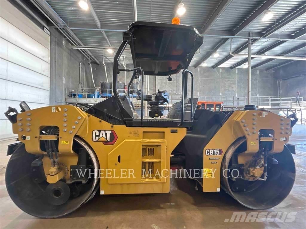 CAT CB15 CW VV Οδοστρωτήρες διπλού κυλίνδρου