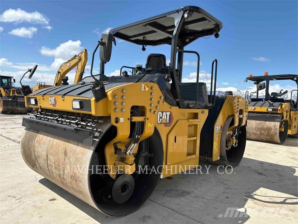 CAT CB15 CW VV Οδοστρωτήρες διπλού κυλίνδρου