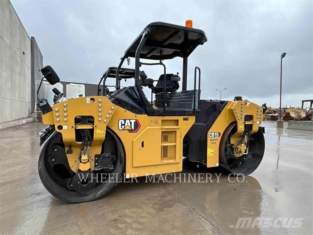 CAT CB15 CW VV Οδοστρωτήρες διπλού κυλίνδρου