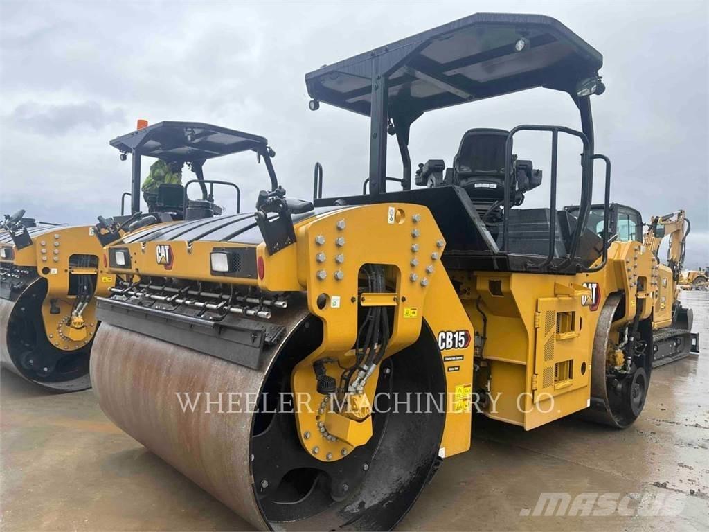 CAT CB15 CW VV Οδοστρωτήρες διπλού κυλίνδρου