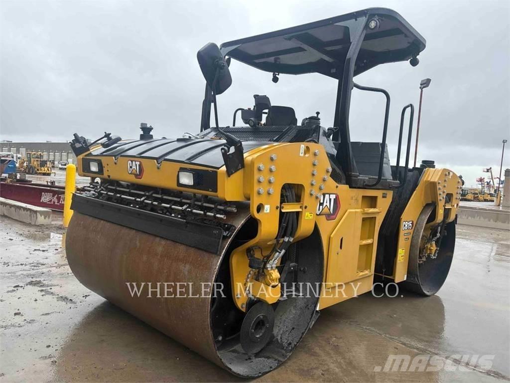 CAT CB15 CW VV Οδοστρωτήρες διπλού κυλίνδρου