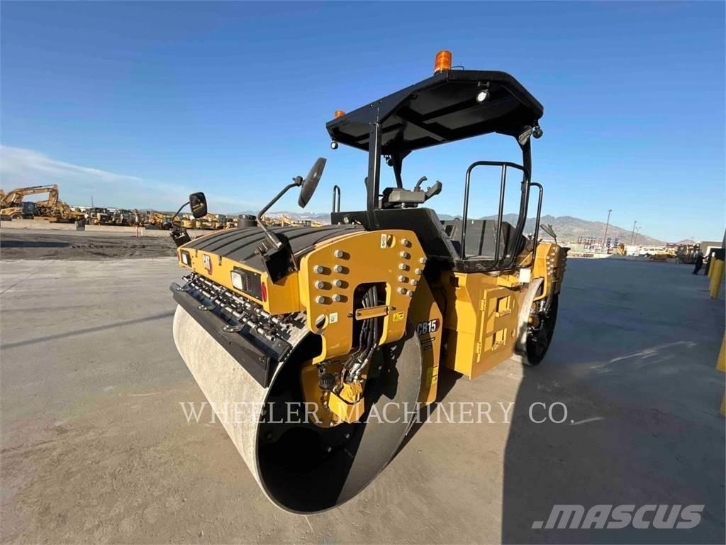 CAT CB15 CW VV Οδοστρωτήρες διπλού κυλίνδρου