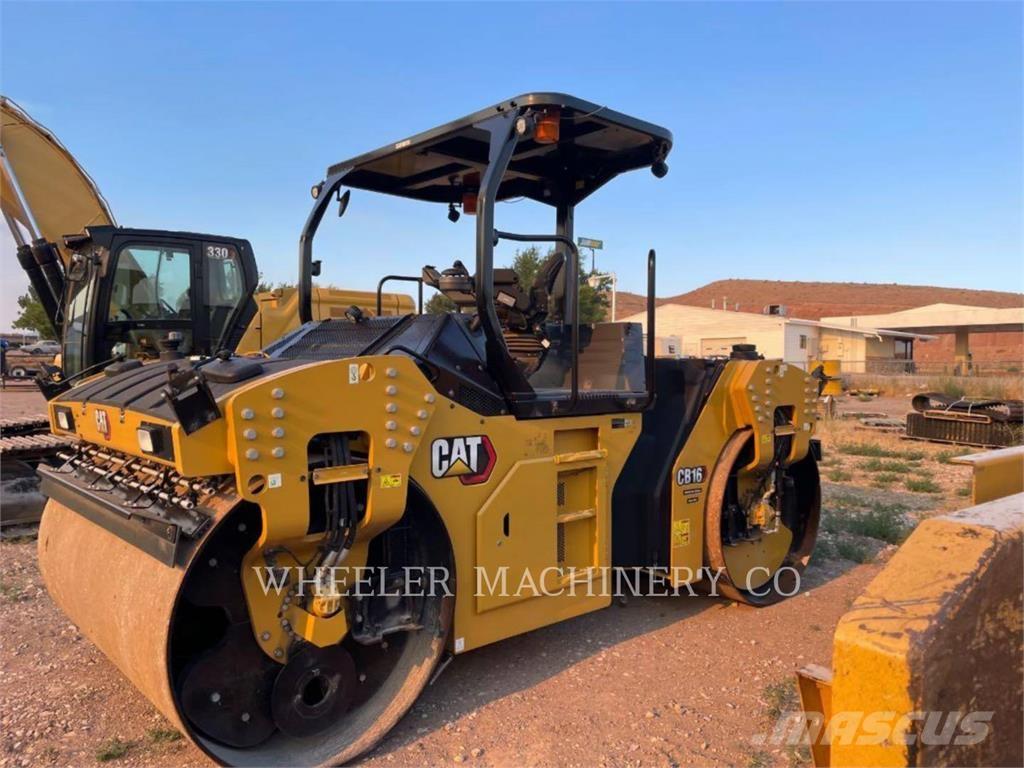 CAT CB16 CW VV Οδοστρωτήρες διπλού κυλίνδρου