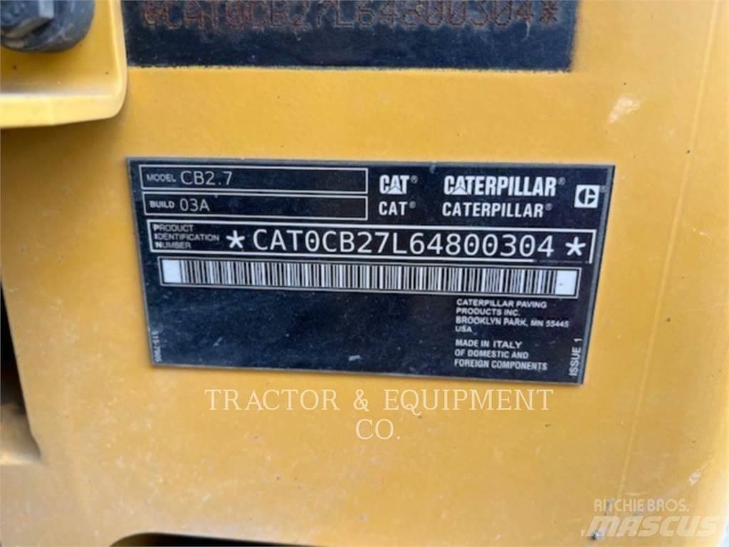 CAT CB2.7 Επίστρωση ασφάλτου