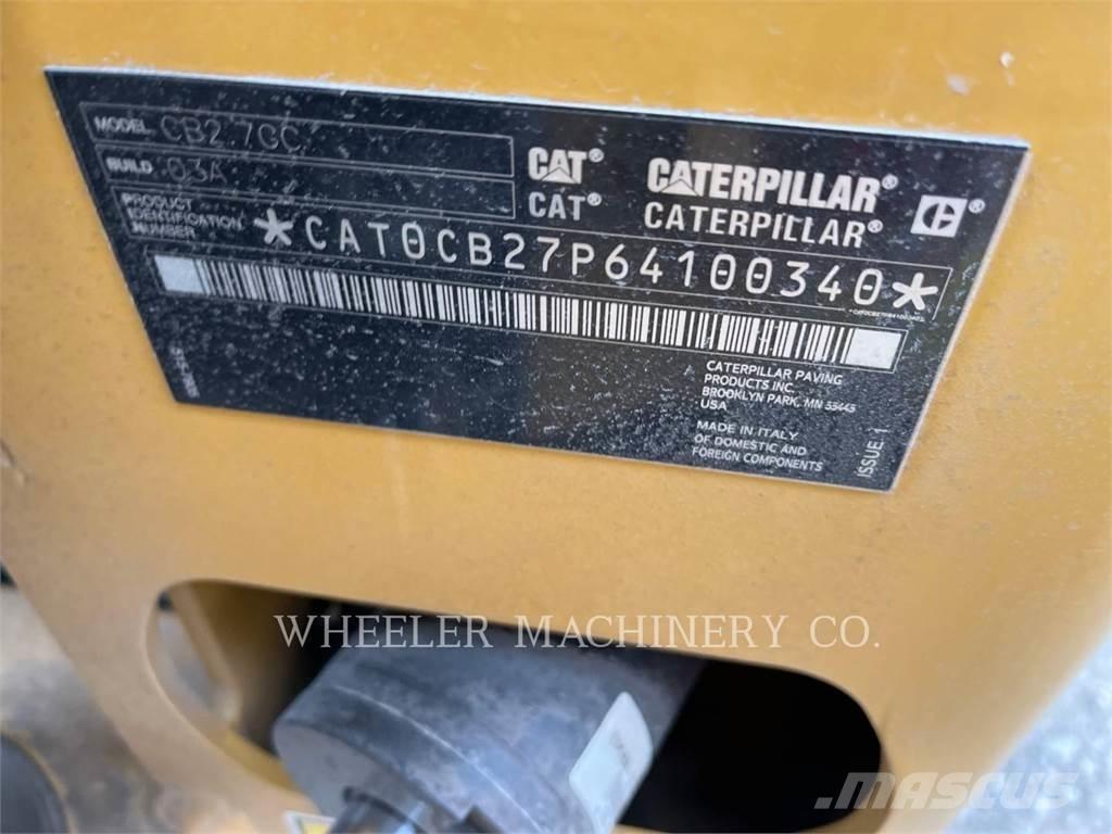 CAT CB2.7 GC Οδοστρωτήρες διπλού κυλίνδρου