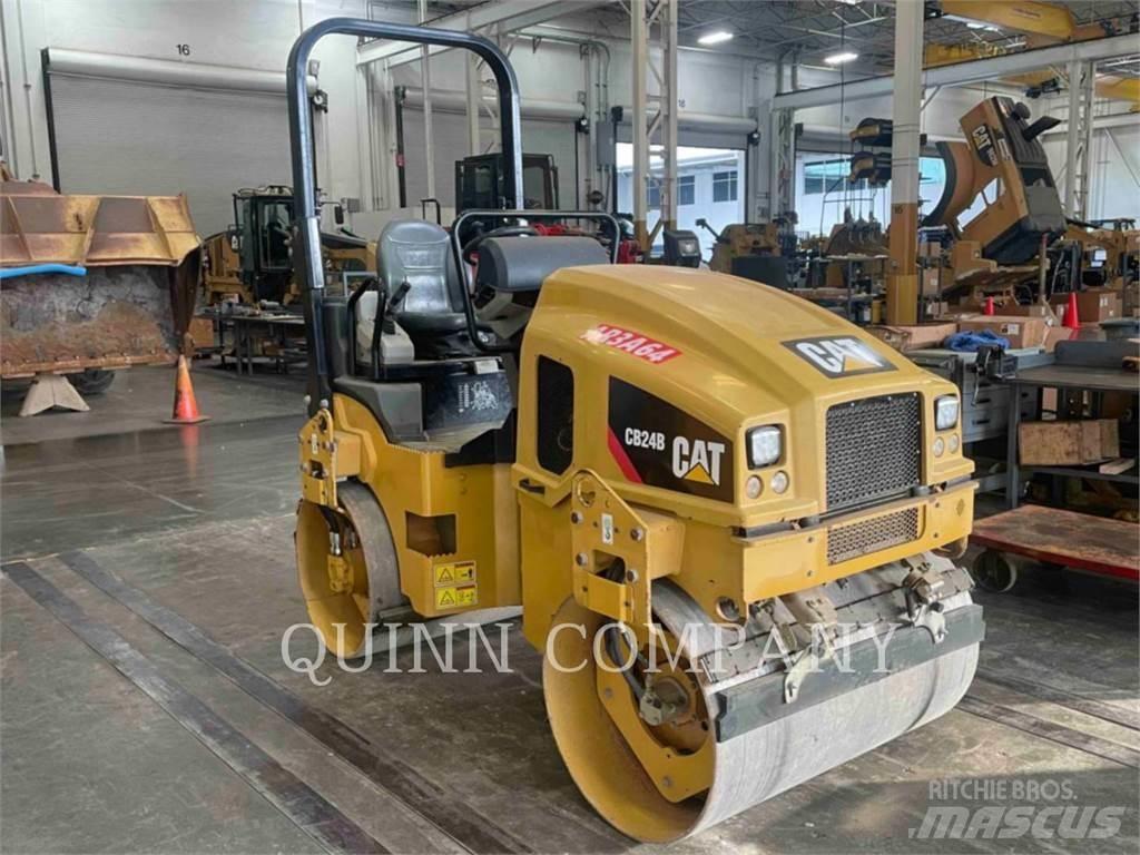 CAT CB24B Οδοστρωτήρες διπλού κυλίνδρου