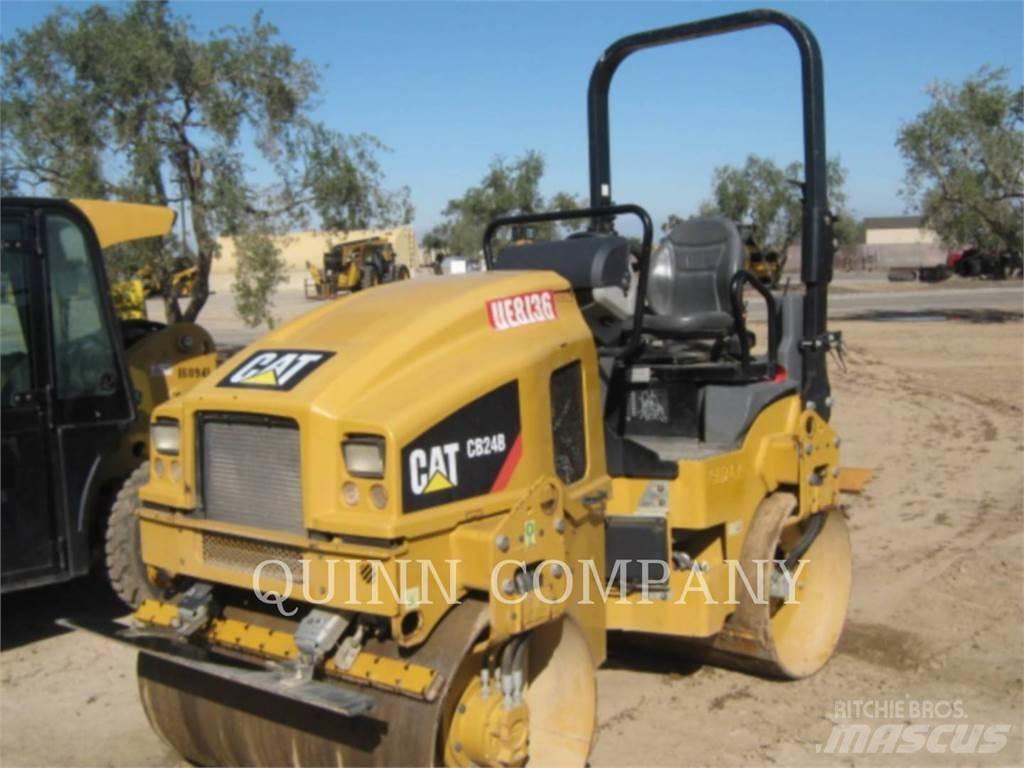 CAT CB24B Οδοστρωτήρες διπλού κυλίνδρου