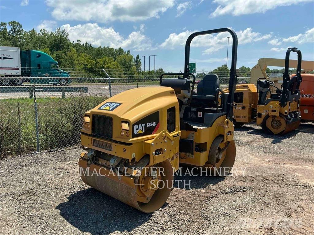 CAT CB24B Οδοστρωτήρες διπλού κυλίνδρου