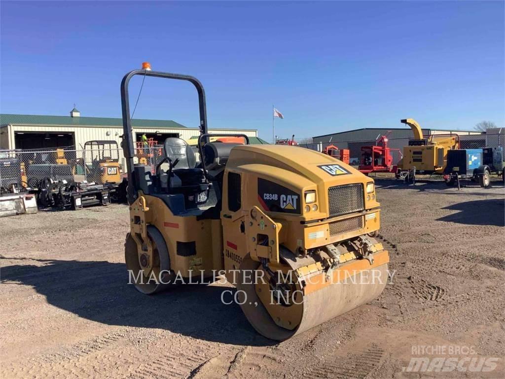 CAT CB34B Οδοστρωτήρες διπλού κυλίνδρου