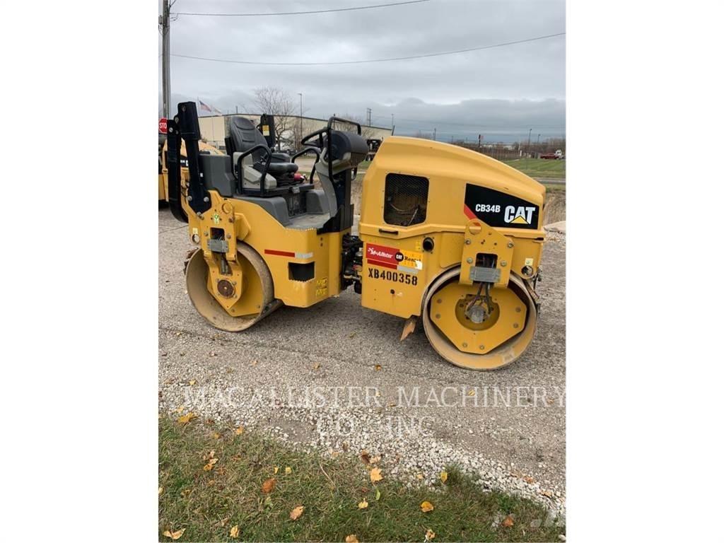 CAT CB34B Οδοστρωτήρες διπλού κυλίνδρου