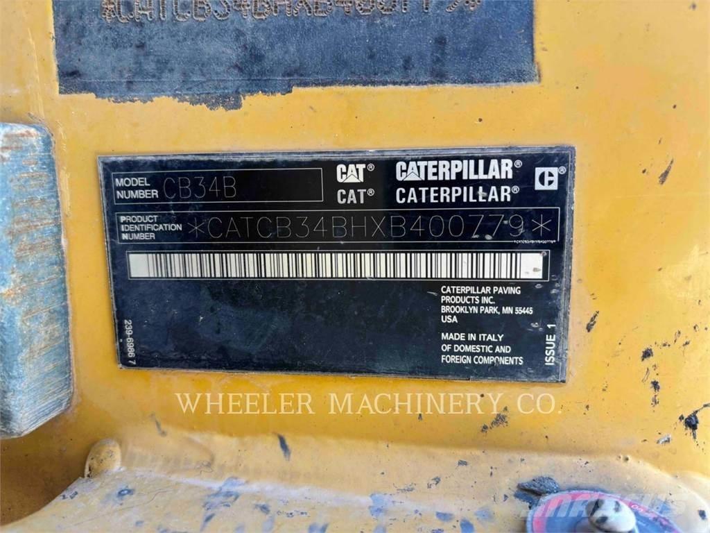CAT CB34B Οδοστρωτήρες διπλού κυλίνδρου