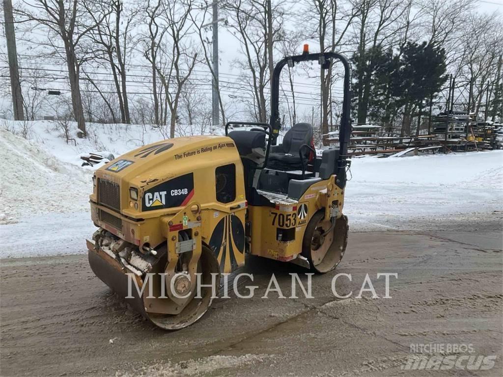 CAT CB34B Οδοστρωτήρες μονού κυλίνδρου