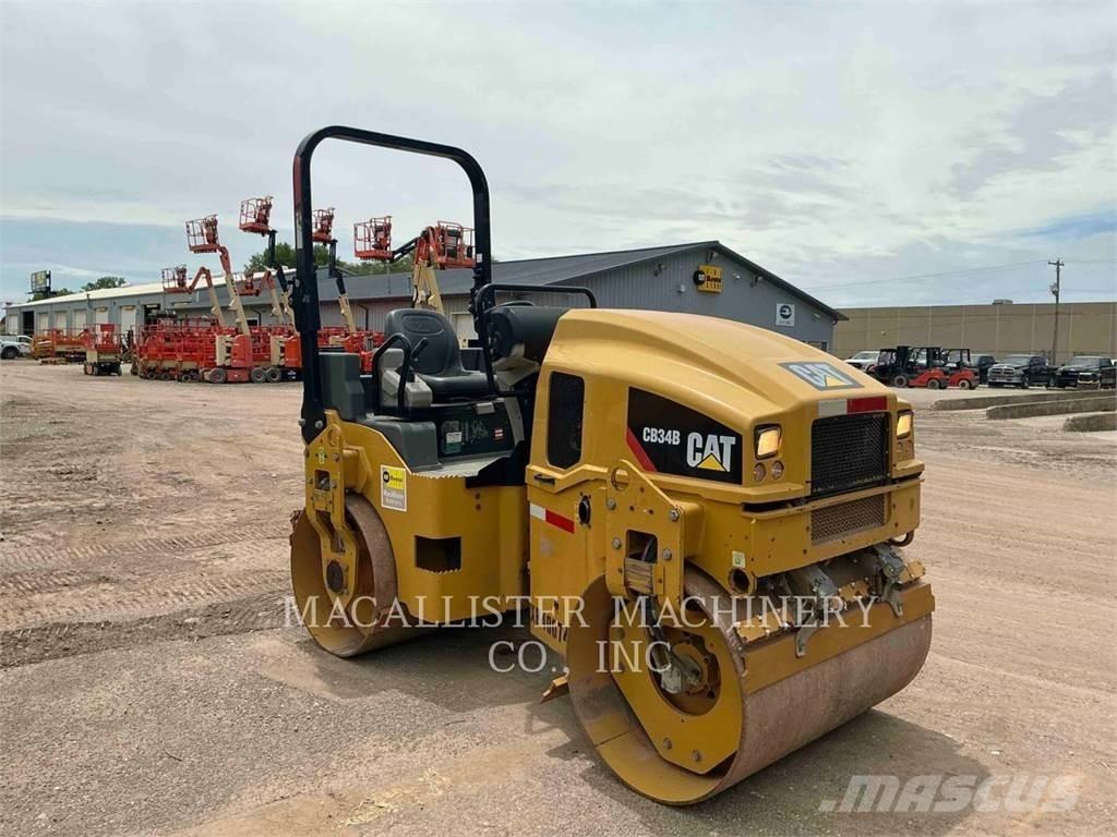 CAT CB34B Οδοστρωτήρες διπλού κυλίνδρου