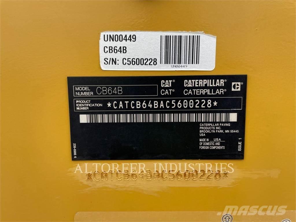 CAT CB64B Οδοστρωτήρες διπλού κυλίνδρου