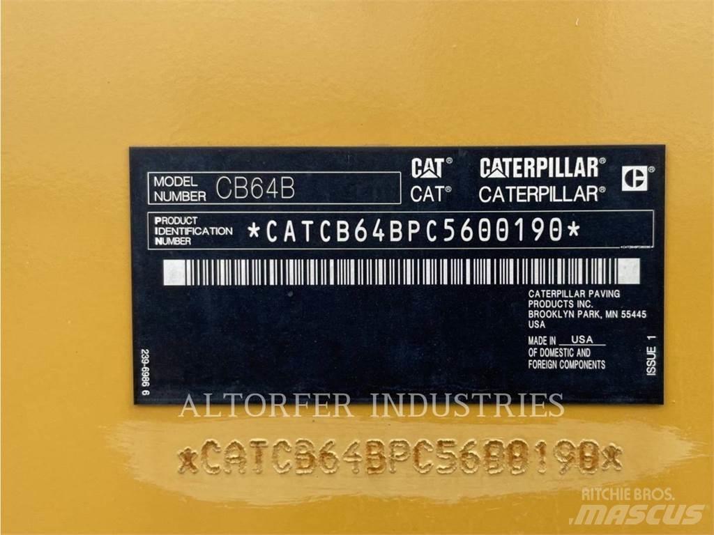 CAT CB64B Οδοστρωτήρες διπλού κυλίνδρου