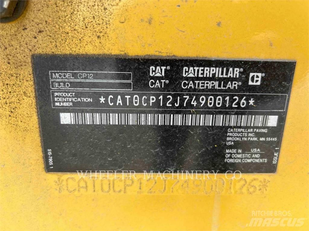 CAT CP12 Οδοστρωτήρες μονού κυλίνδρου