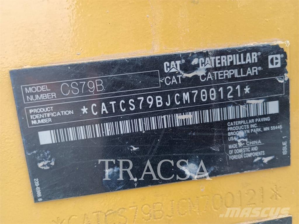 CAT CS 79 B Οδοστρωτήρες μονού κυλίνδρου