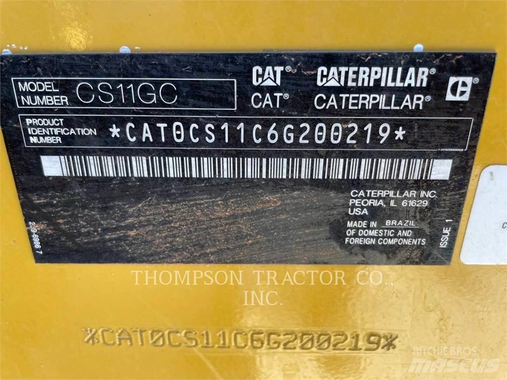 CAT CS11GC Οδοστρωτήρες μονού κυλίνδρου