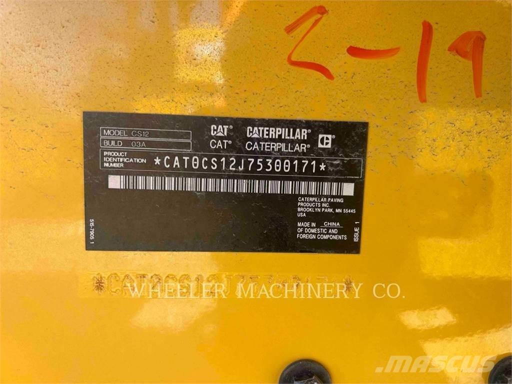CAT CS12 Οδοστρωτήρες μονού κυλίνδρου