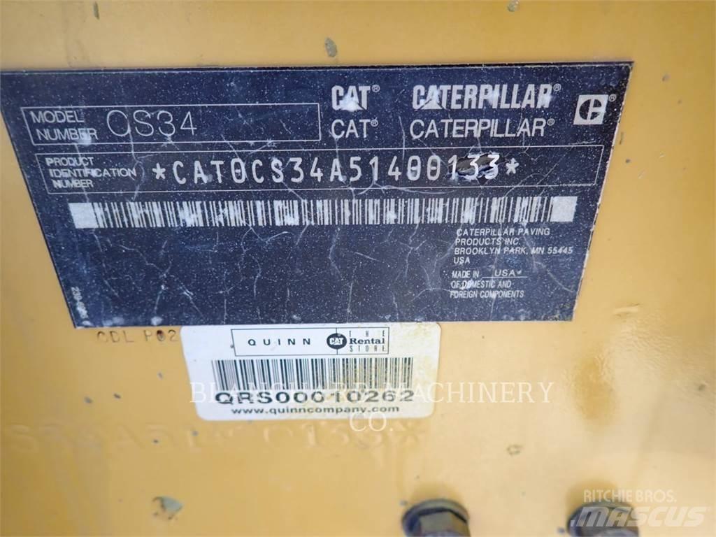 CAT CS34 Οδοστρωτήρες μονού κυλίνδρου