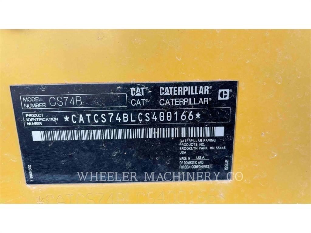 CAT CS74B Οδοστρωτήρες μονού κυλίνδρου