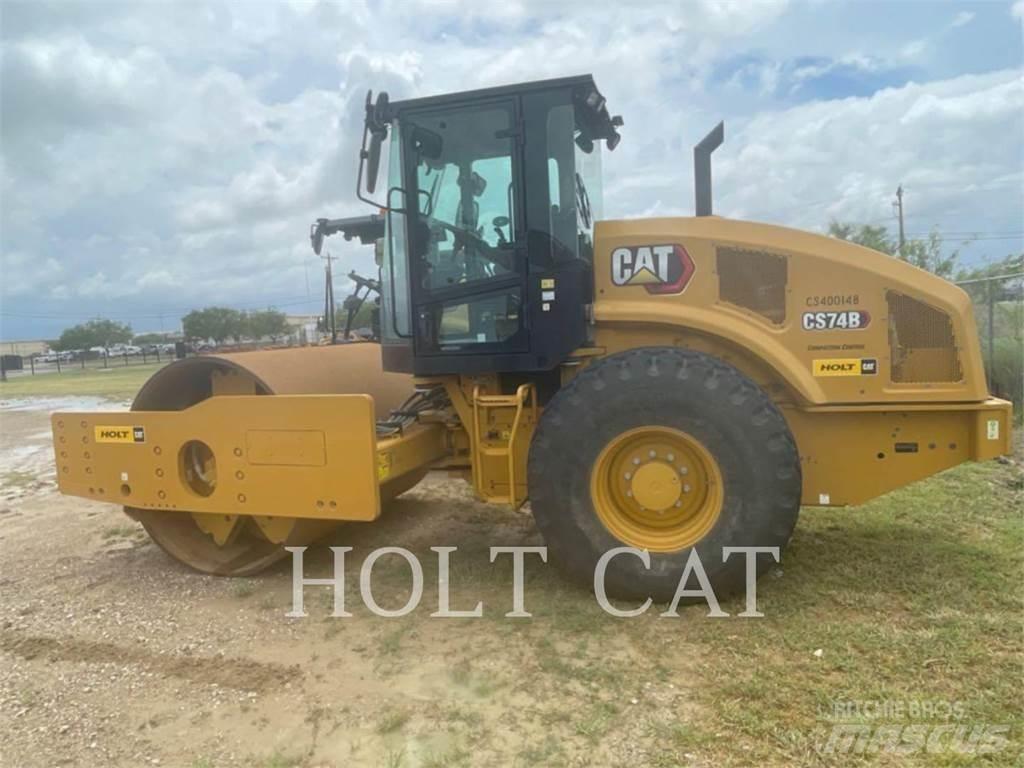CAT CS74B CAB Οδοστρωτήρες μονού κυλίνδρου