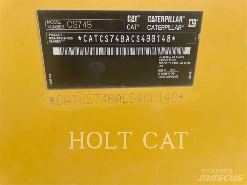 CAT CS74B CAB Οδοστρωτήρες μονού κυλίνδρου