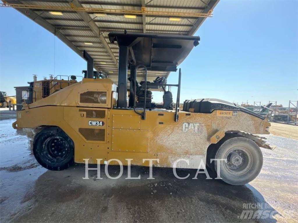 CAT CW34 Οδοστρωτήρες μονού κυλίνδρου