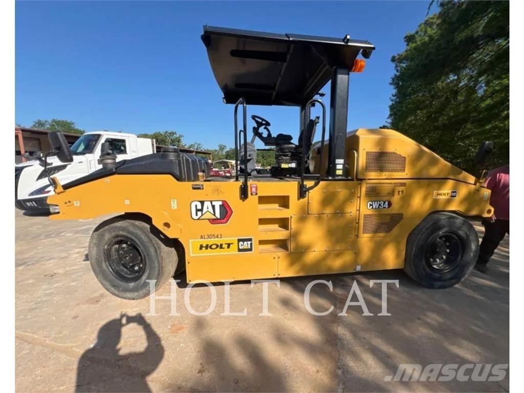 CAT CW34 Οδοστρωτήρες μονού κυλίνδρου