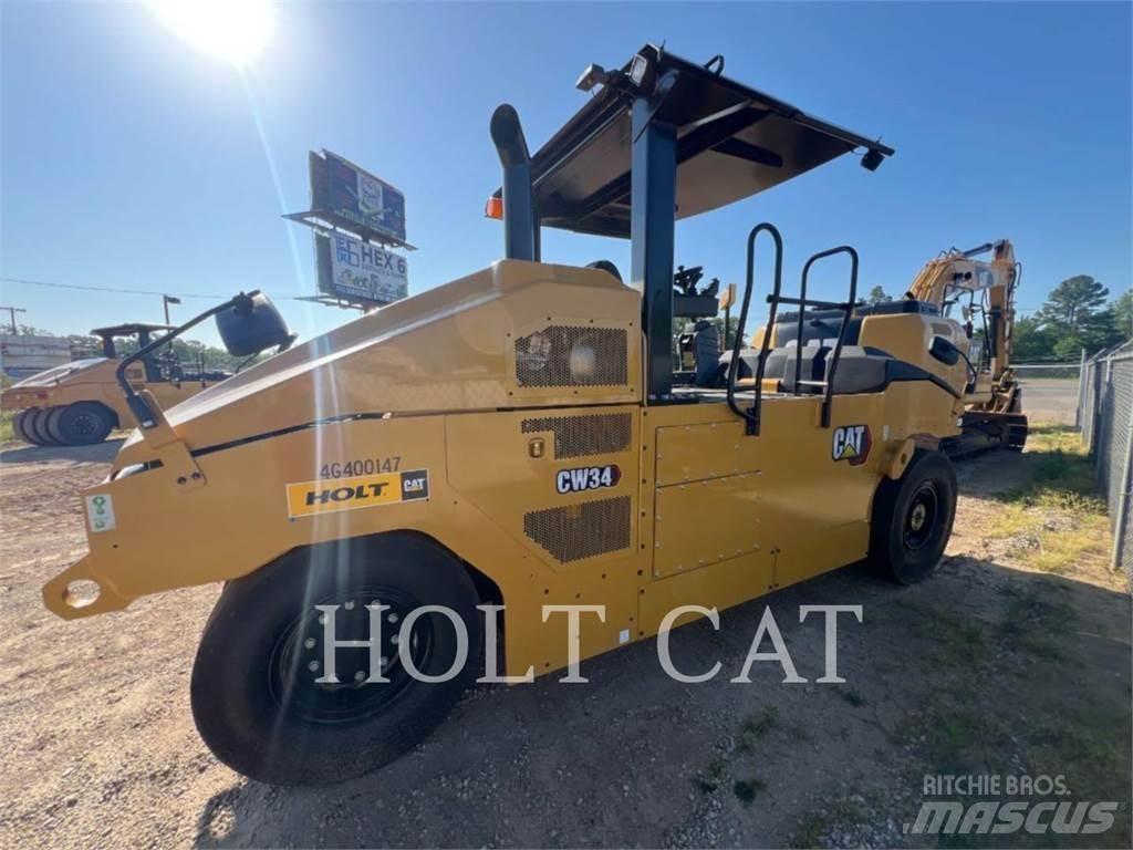 CAT CW34 Οδοστρωτήρες μονού κυλίνδρου