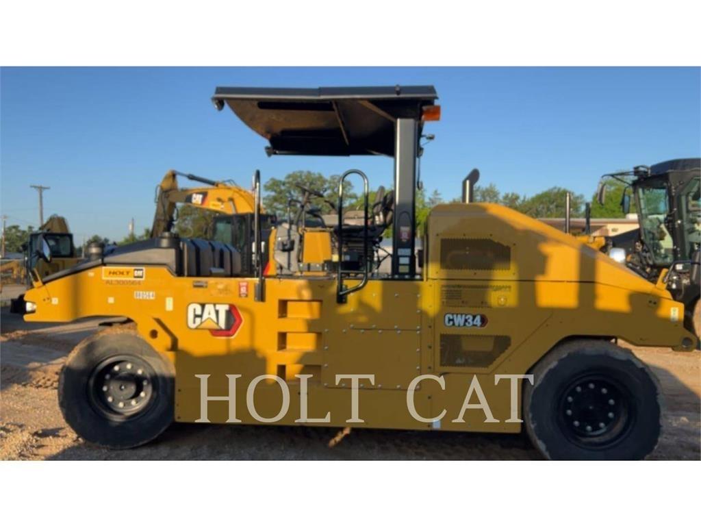 CAT CW34 Οδοστρωτήρες μονού κυλίνδρου