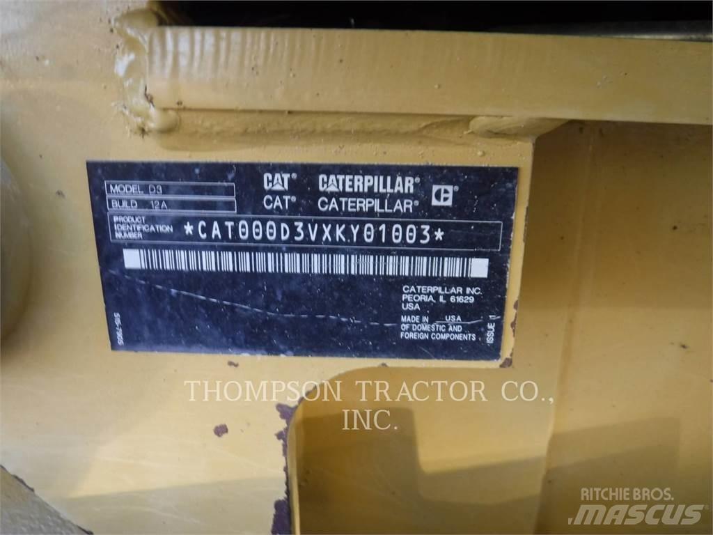 CAT D3 Μπουλντόζες με ερπύστριες