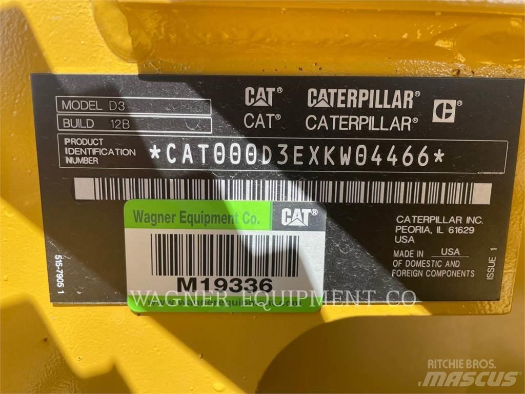 CAT D3 Μπουλντόζες με ερπύστριες