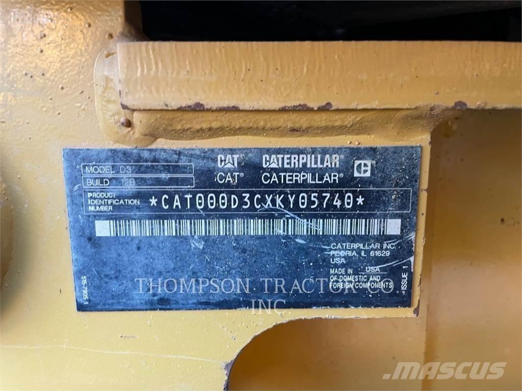 CAT D3 Μπουλντόζες με ερπύστριες