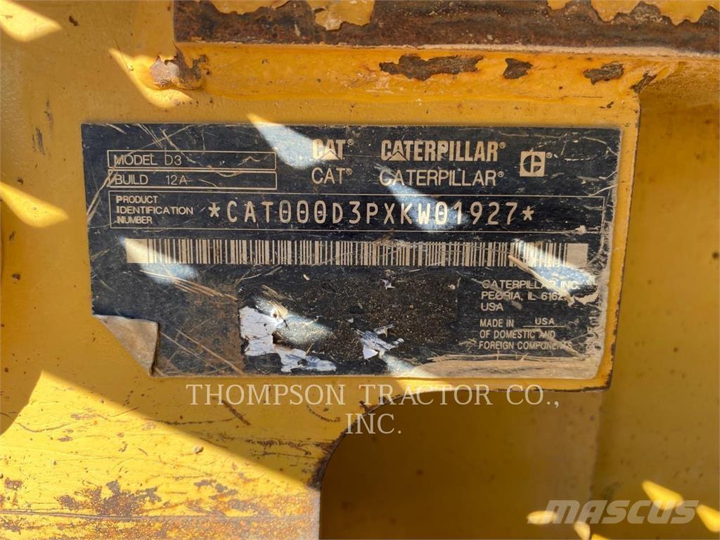 CAT D3 Μπουλντόζες με ερπύστριες