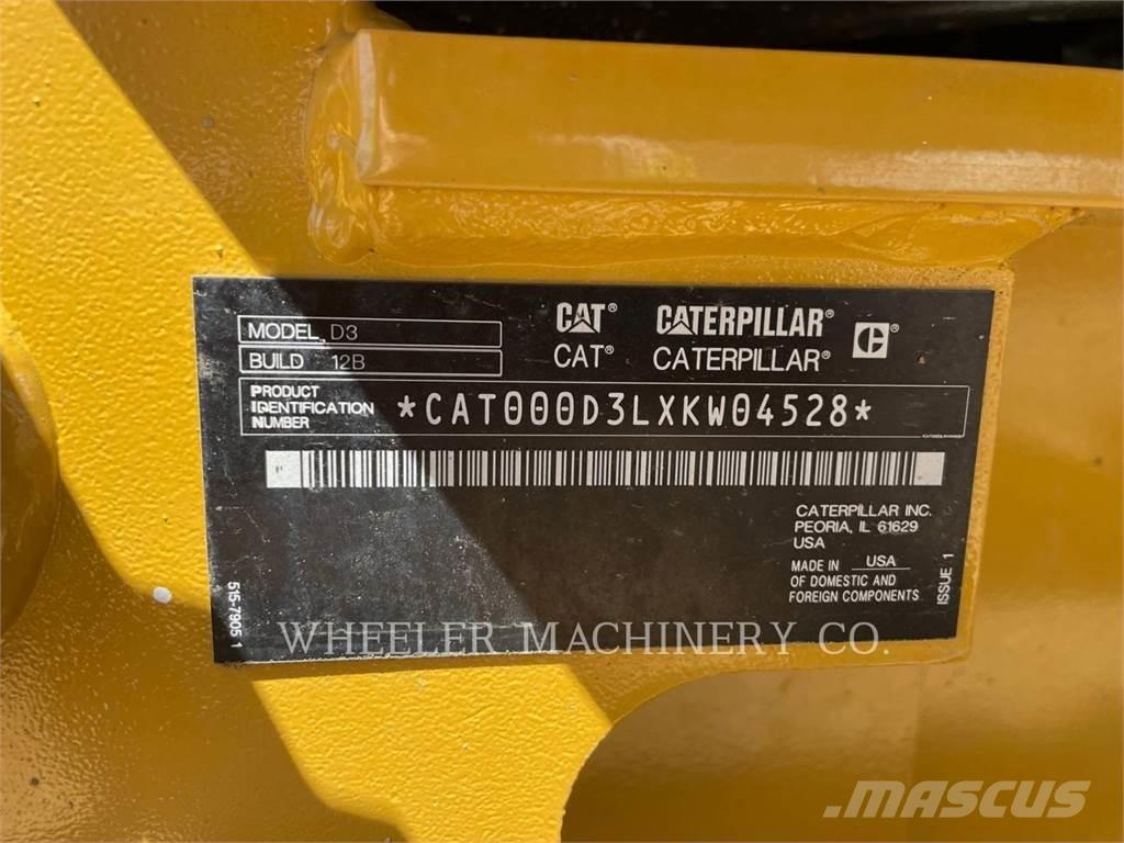 CAT D3 XL Μπουλντόζες με ερπύστριες