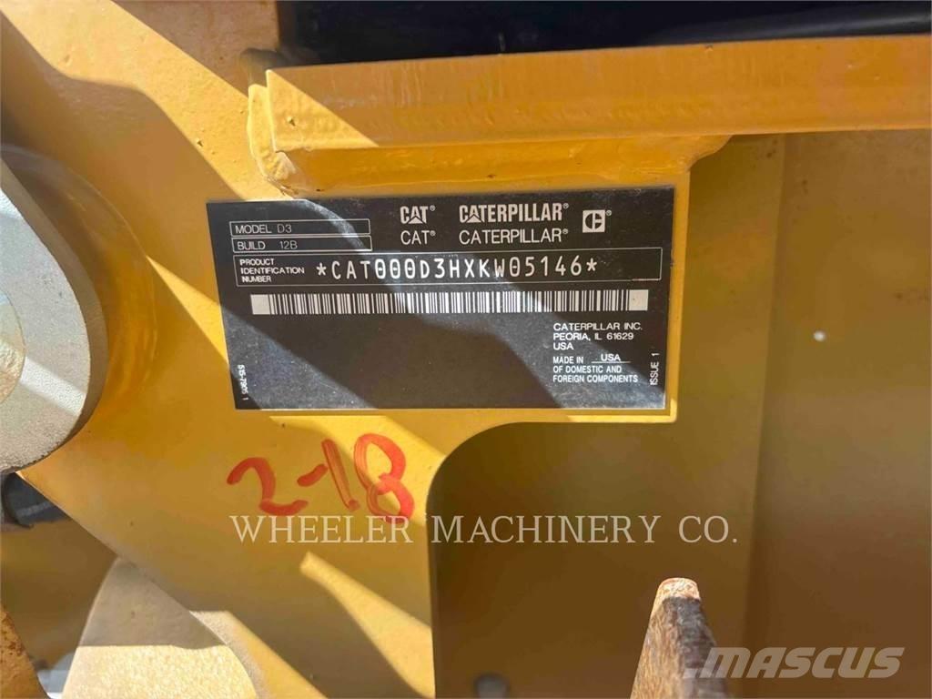 CAT D3 XL Μπουλντόζες με ερπύστριες