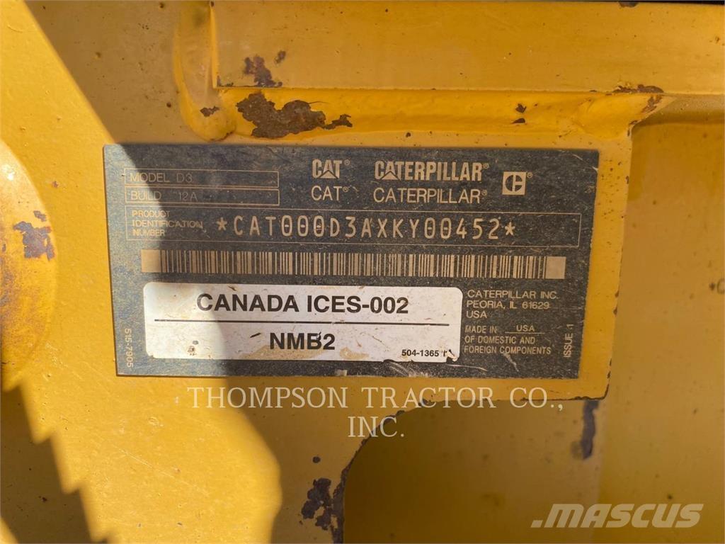 CAT D3LGP Μπουλντόζες με ερπύστριες