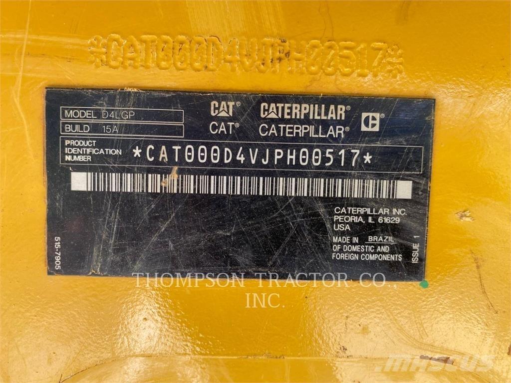 CAT D4 Μπουλντόζες με ερπύστριες