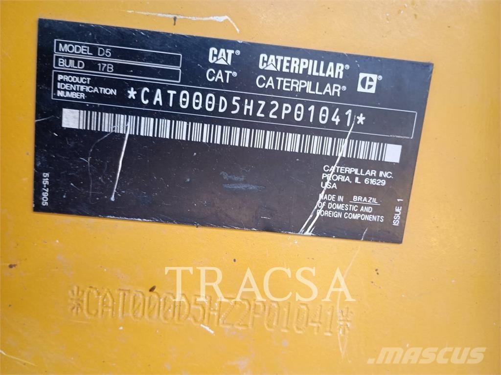 CAT D5 Μπουλντόζες με ερπύστριες
