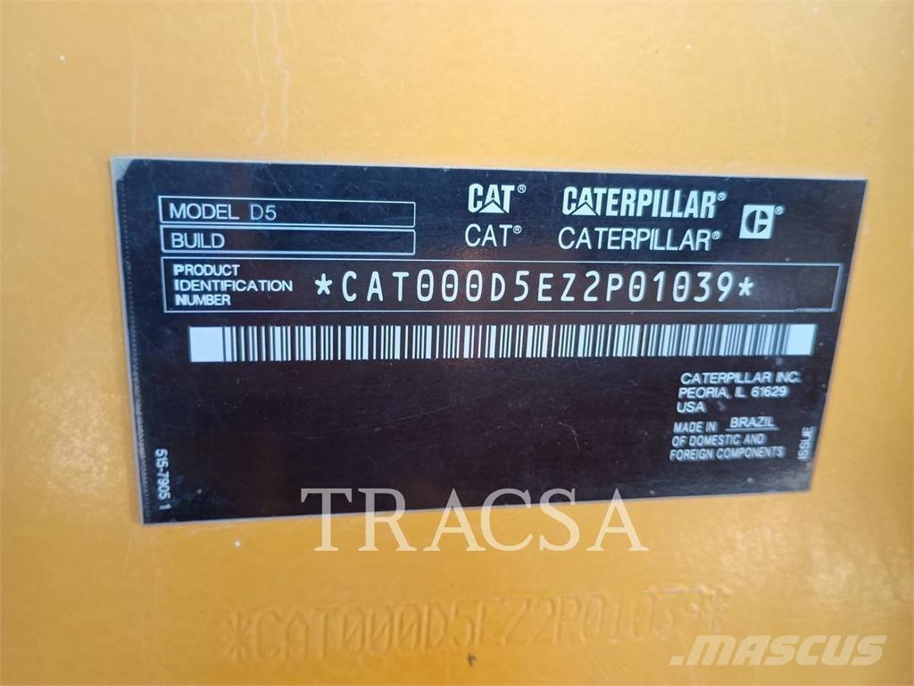 CAT D5 Μπουλντόζες με ερπύστριες