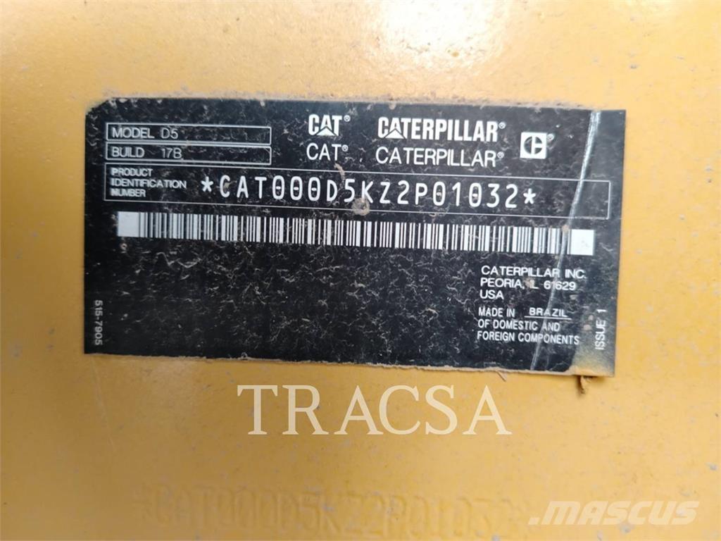 CAT D5 Μπουλντόζες με ερπύστριες