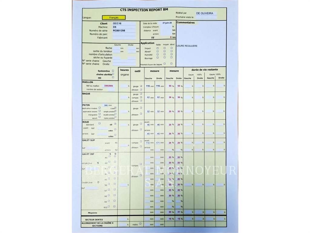 CAT D5 Μπουλντόζες με ερπύστριες