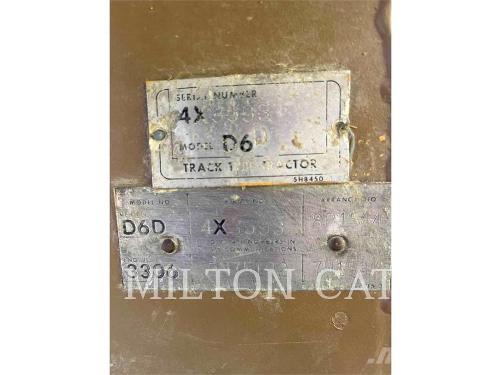 CAT D6D Μπουλντόζες με ερπύστριες