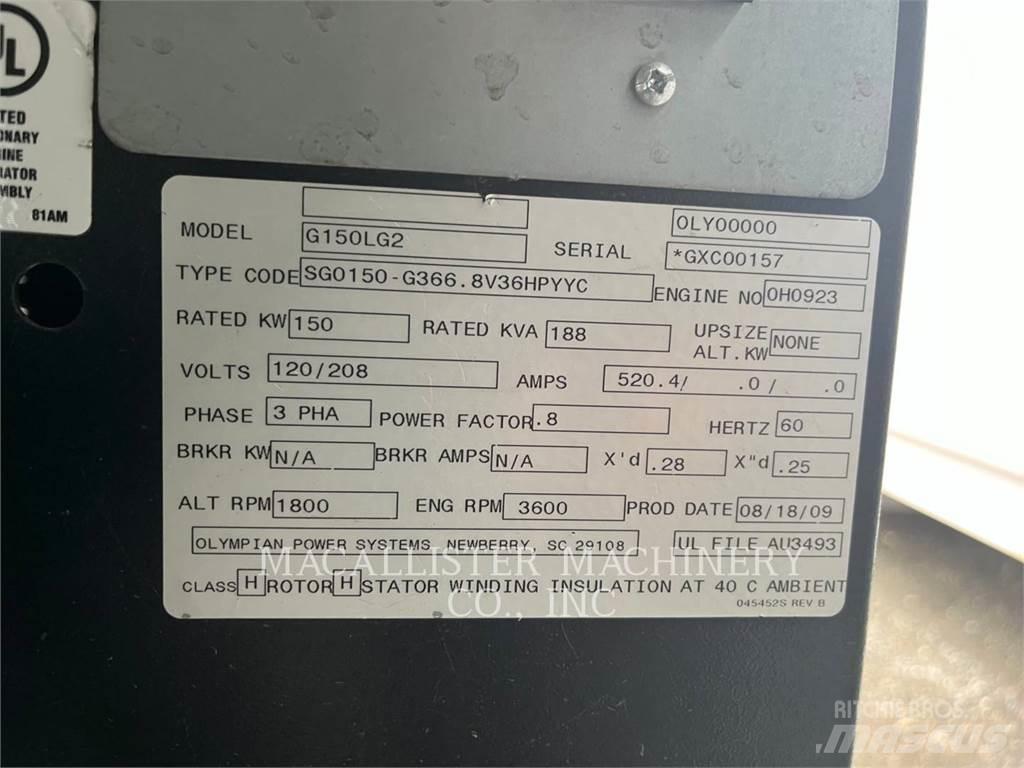 CAT G150LG2 Γεννήτριες ντίζελ