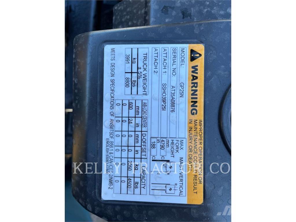 CAT GP25N Περονοφόρα ανυψωτικά κλαρκ - άλλα