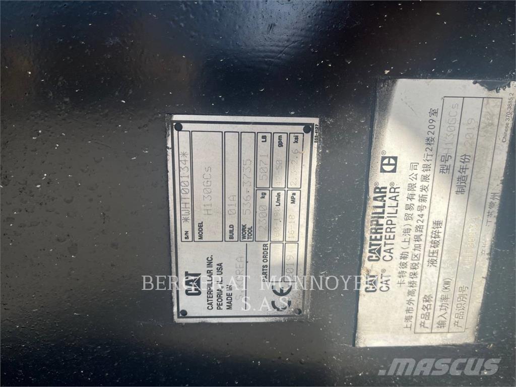 CAT H130GCS/CW40S Κατασκευές - Άλλα