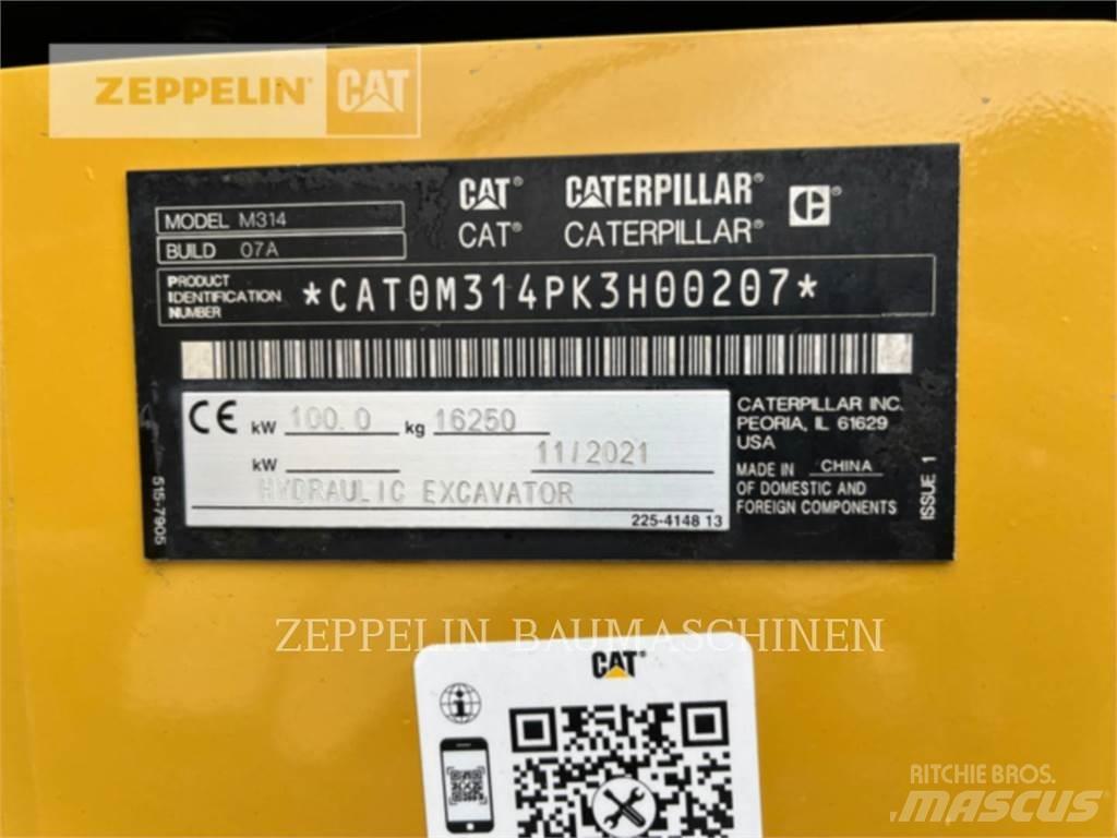 CAT M314-07A Εκσκαφείς με τροχούς - λάστιχα
