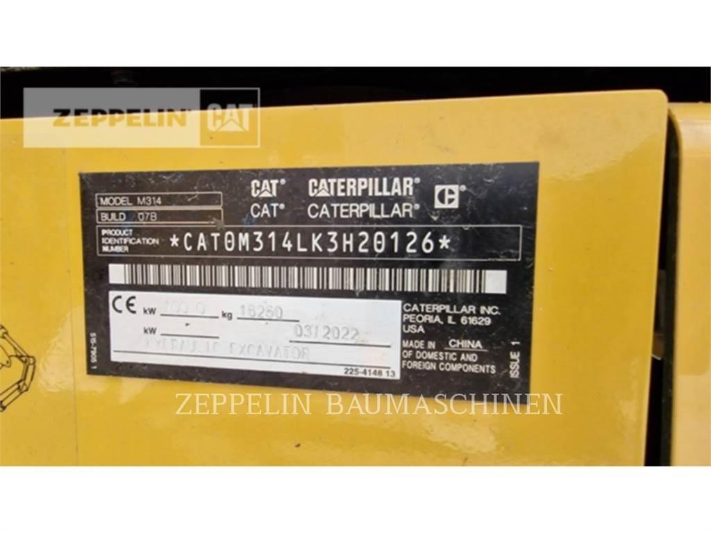 CAT M314-07A Εκσκαφείς με τροχούς - λάστιχα
