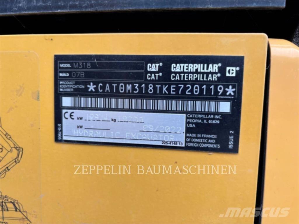 CAT M318-07A Εκσκαφείς με τροχούς - λάστιχα